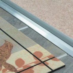 M-D Building Products 3-3/4 in. x 3/4 in. x 32 in. Silver Aluminum and Vinyl Heavy-Duty Low-Profile Threshold -Deals Hillman Store aluminum m d building products door seals 08086 fa 1000