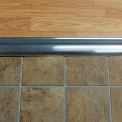 M-D Building Products 3-3/8 in. x 1-1/8 in. x 36 in. Silver Aluminum and Vinyl High-Profile Threshold -Deals Hillman Store aluminum m d building products thresholds 08409 fa 1000