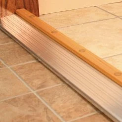 M-D Building Products 4-9/16 in. x 1-3/8 in. x 36 in. Silver Adjustable Aluminum Thermal Break Threshold -Deals Hillman Store aluminum m d building products thresholds 43822 4f 1000