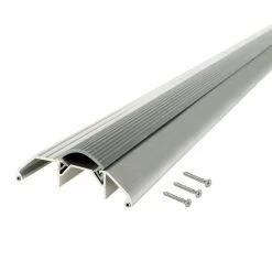 M-D Building Products Deluxe High 3-3/4 in. x 40-1/2 in. Aluminum Threshold with Vinyl Seal -Deals Hillman Store aluminum m d building products thresholds 99000040500 40 1000