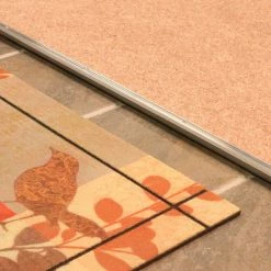 M-D Building Products Low Mini 1-3/4 in. x 48 in. Aluminum Bumper Threshold -Deals Hillman Store aluminum m d building products thresholds 99016048000 1f 1000