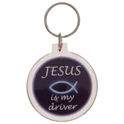 Hillman Jesus is My Driver Acrylic Key Chain (3-Pack)