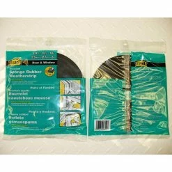 M-D Building Products 1/2 in. x 10 ft. Black Sponge Rubber Foam Weatherstrip Tape -Deals Hillman Store black m d building products foam tapes 06619 44 1000