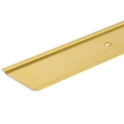 M-D Building Products 1-3/4 in. x 1/8 in. x 36 in. Gold Aluminum Flat Profile Threshold for Interior Doorways -Deals Hillman Store brite gold m d building products thresholds 09563 40 1000