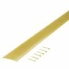 M-D Building Products 1-3/4 in. x 1/8 in. x 36 in. Gold Aluminum Flat Profile Threshold for Interior Doorways -Deals Hillman Store brite gold m d building products thresholds 09563 64 1000