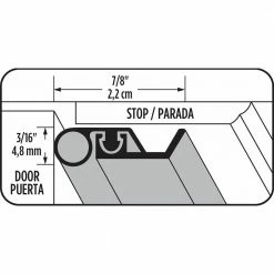 M-D Building Products 36 in. x 7 ft. Door Jamb Weatherstrip Set -Deals Hillman Store bronze m d building products door seals 01156 76 1000