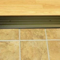 M-D Building Products Fluted Saddle 5 in. x 72 in. Bronze Aluminum Commercial Threshold -Deals Hillman Store bronze m d building products thresholds 99060072000 44 1000