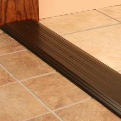 M-D Building Products Fluted Saddle 5 in. x 72 in. Bronze Aluminum Commercial Threshold -Deals Hillman Store bronze m d building products thresholds 99060072000 c3 1000