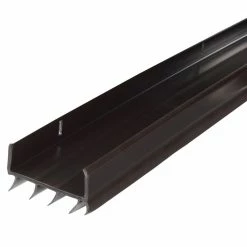 M-D Building Products 36 in. Brown Vinyl U-Shape Screw-on Under Door Seal
