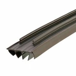 M-D Building Products 36 in. Brown Vinyl Concealed Kerf/Channel Fit Under Door Seal