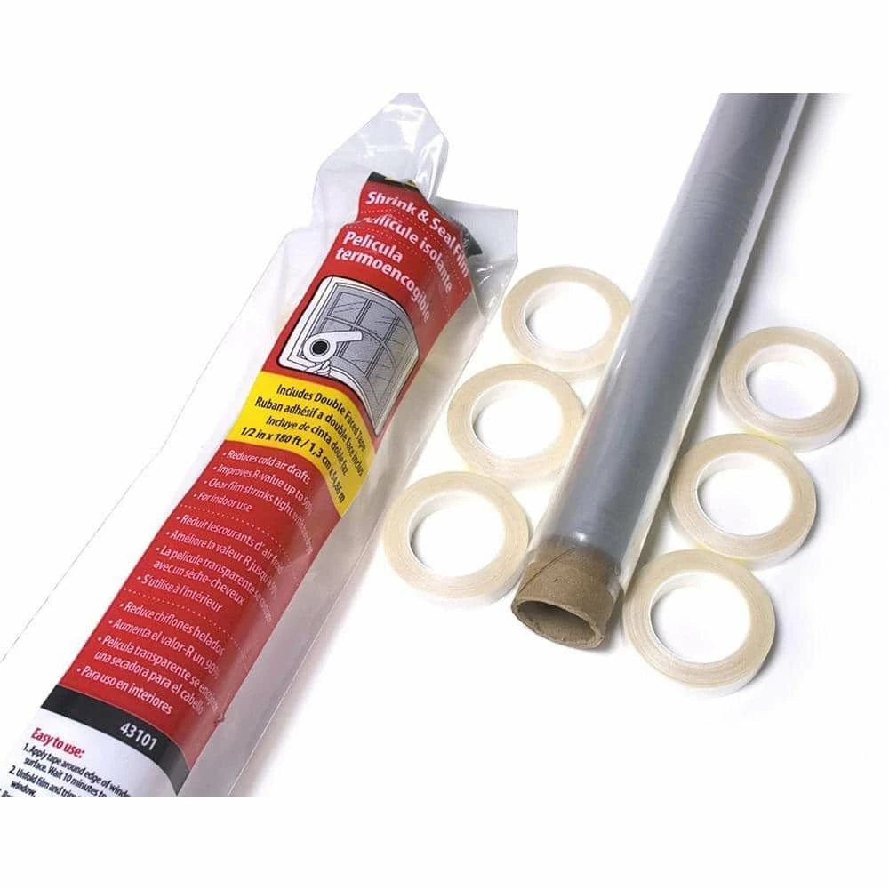 M-D Building Products 84 in. x 25 ft. Shrink and Seal Window-Bulk Roll with Tape 5 M-D Building Products 84 in. x 25 ft. Shrink and Seal Window-Bulk Roll with Tape - Image 3