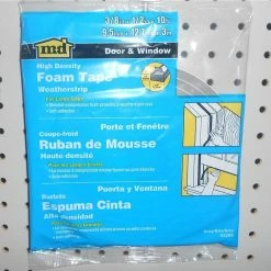 M-D Building Products 1/2 in. x 120 in. High-Density Foam Tape -Deals Hillman Store gray m d building products door seals 02295 c3 1000