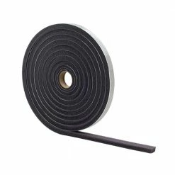 M-D Building Products 1/4 in. H x 1/2 in. W x 17 ft. L in Gray Low Density Foam Weatherstrip Tape