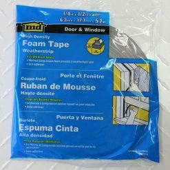 M-D Building Products 1/2 in. x 17 ft. Weatherstrip Tape -Deals Hillman Store gray m d building products foam tapes 02279 44 1000