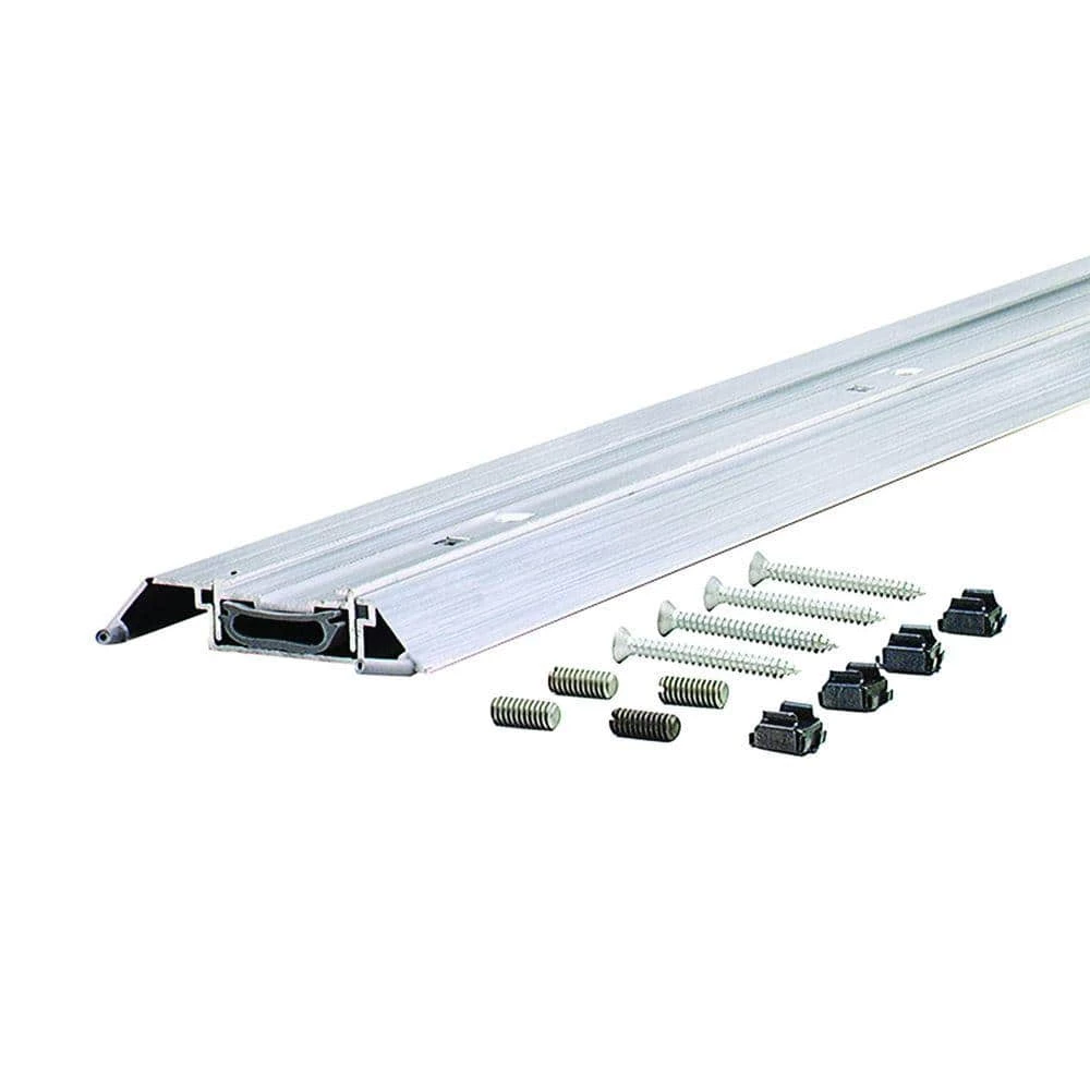 M-D Building Products Adjustable 3-1/2 in. x 42 in. Aluminum Threshold with Vinyl Seal 3 M-D Building Products Adjustable 3-1/2 in. x 42 in. Aluminum Threshold with Vinyl Seal