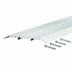 M-D Building Products Heavy Duty Fluted Top 6 in. x 36 in. Aluminum Commercial Threshold