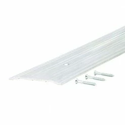 M-D Building Products Fluted Saddle 4 in. x 96 in. Aluminum Commercial Threshold
