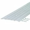 M-D Building Products Fluted Saddle 6 in. x 96 in. Aluminum Commercial Threshold -Deals Hillman Store gray m d building products thresholds 99069096000 64 1000