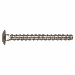 Hillman Stainless Steel Carriage Bolt (1/4"-20 Coarse Thread x 2-1/2" Length)