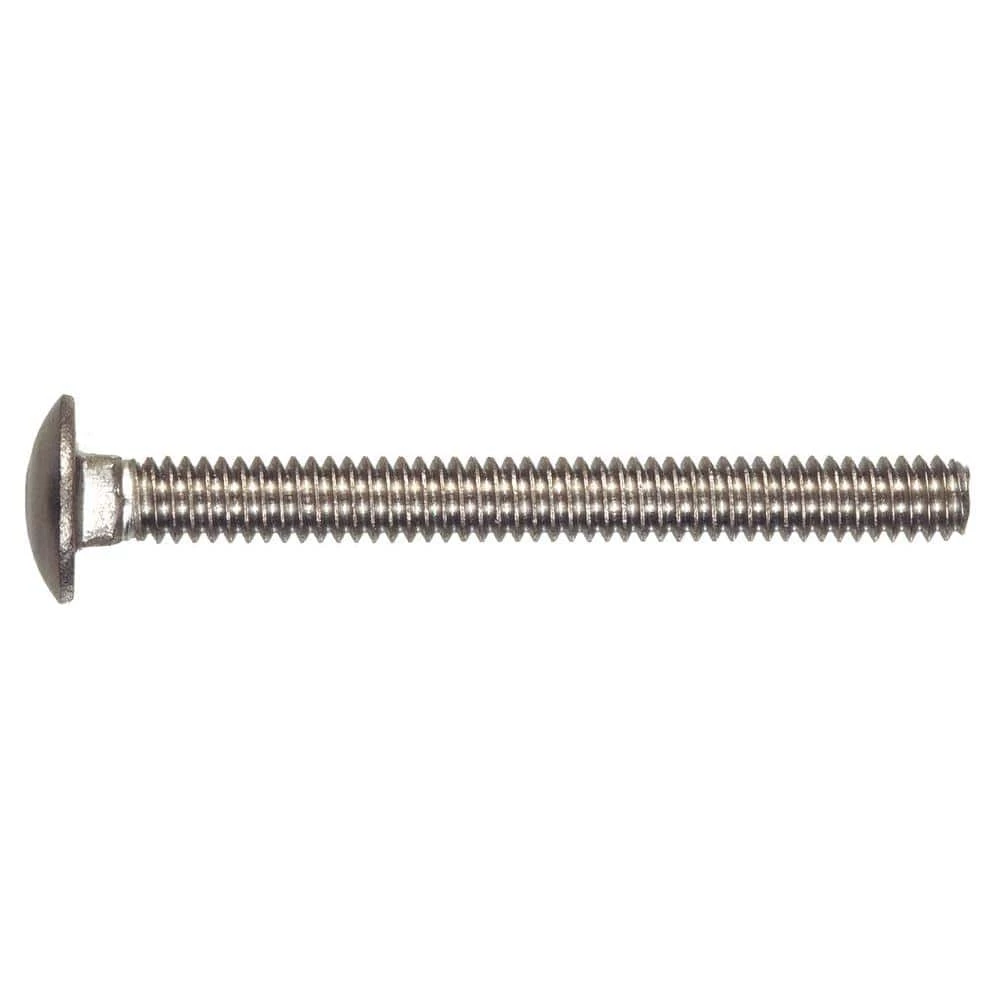 Hillman Stainless Steel Carriage Bolt (1/4"-20 Coarse Thread x 3" Length) 3 Hillman Stainless Steel Carriage Bolt (1/4"-20 Coarse Thread x 3" Length)