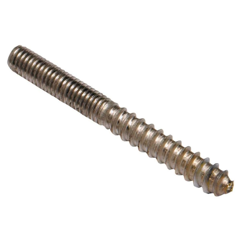 Hillman 3/8 in.-16 x 4 in. Hanger Bolt (6-Pack) 3 Hillman 3/8 in.-16 x 4 in. Hanger Bolt (6-Pack)