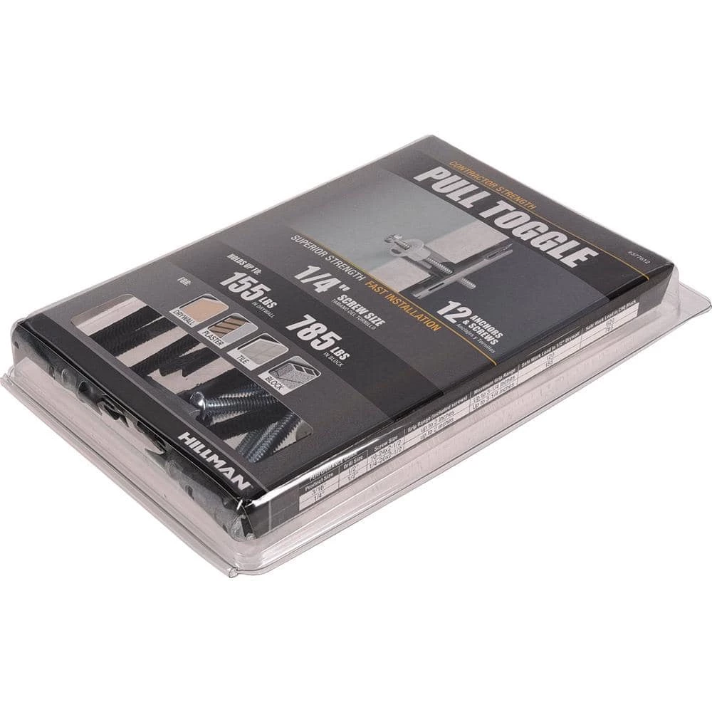 Hillman 1/4 in. Pull Toggle (12-Pack) 9 Hillman 1/4 in. Pull Toggle (12-Pack) - Image 7