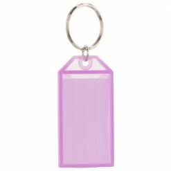 Hillman Hard Plastic ID Tags with Ring (5-Pack) -Deals Hillman Store hillman key accessories 711068 40 1000