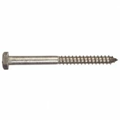 Hillman 3/8 in x 1-1/4 in.External Hex Hex-Head Lag Screws (5-Pack)