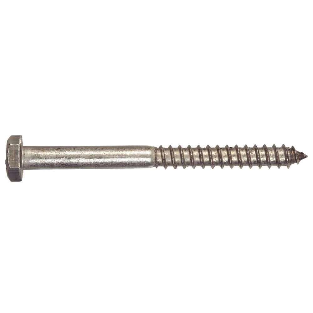 Hillman 3/8 in. x 3 in. External Hex Hex-Head Lag Screws (3-Pack) 3 Hillman 3/8 in. x 3 in. External Hex Hex-Head Lag Screws (3-Pack)