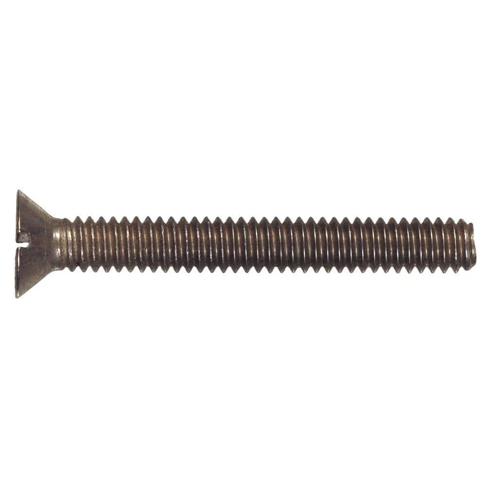 Hillman #8-32 x 3/4 in. Slotted Flat-Head Machine Screws (30-Pack) 3 Hillman #8-32 x 3/4 in. Slotted Flat-Head Machine Screws (30-Pack)