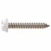 Hillman #8 1 in. Slotted Hex-Head Sheet Metal Screws (20-Pack) -Deals Hillman Store hillman sheet metal screws 4456 64 1000