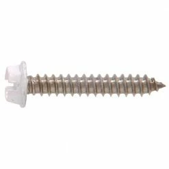 Hillman #8 1 in. Slotted Hex-Head Sheet Metal Screws (20-Pack)