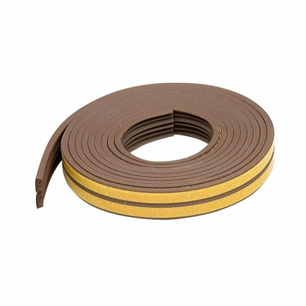 M-D Building Products E/O Premium 3/8 in. x 17 ft. Brown Weatherstrip for Extra Small Gaps (10-Year) 3 M-D Building Products E/O Premium 3/8 in. x 17 ft. Brown Weatherstrip for Extra Small Gaps (10-Year)
