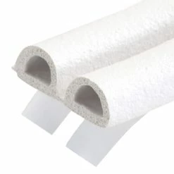 M-D Building Products Premium 5/16 in. x 17 ft. White Weather Stripping Tape for Medium Gaps (10-Year) -Deals Hillman Store m d building products garage door hardware 63628 1f 1000