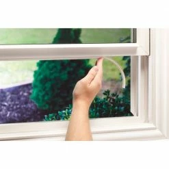 M-D Building Products Premium 5/16 in. x 17 ft. White Weather Stripping Tape for Medium Gaps (10-Year) -Deals Hillman Store m d building products garage door hardware 63628 fa 1000