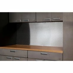 M-D Building Products 36 in. x 36 in. x 0.025 in. Diamond Tread Aluminum Sheet in Silver -Deals Hillman Store m d building products sheet metal 57307 e1 1000