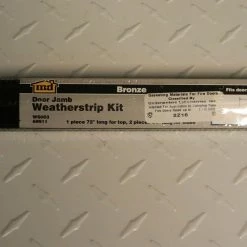 M-D Building Products 72 in. x 84 in. Flat Profile Door Jamb Bronze Weatherstrip Kit -Deals Hillman Store mill m d building products door seals 69911 44 1000
