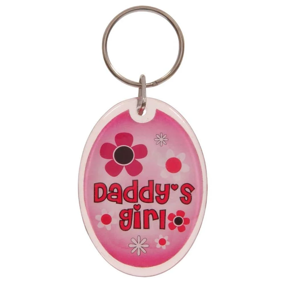 Hillman Daddy's Girl Acrylic Key Chain (3-Pack) 3 Hillman Daddy's Girl Acrylic Key Chain (3-Pack)