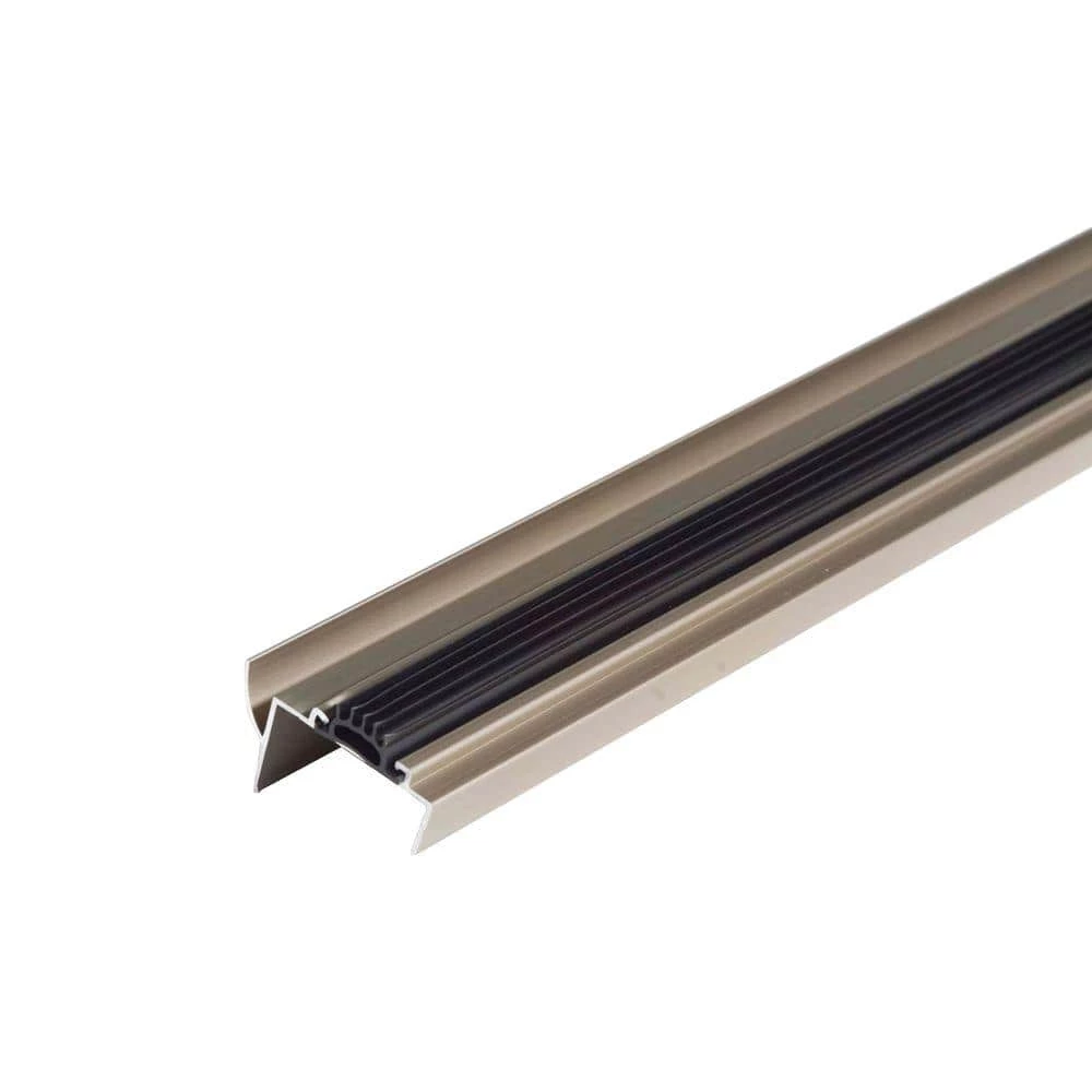 M-D Building Products 36 in. Satin Nickel U-Shaped Door Bottom with Drip Cap 3 M-D Building Products 36 in. Satin Nickel U-Shaped Door Bottom with Drip Cap