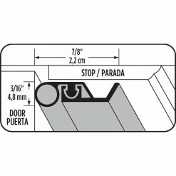 M-D Building Products Door Jamb Weather Strip Kit -Deals Hillman Store satin nickel m d building products door seals 49002 44 1000