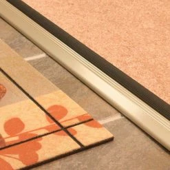 M-D Building Products Deluxe High 3.75 in. x 72 in. Satin Nickel Aluminum Threshold with Vinyl Seal -Deals Hillman Store satin nickel m d building products thresholds 99051072000 1f 1000