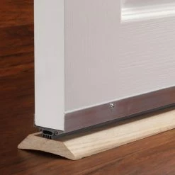 M-D Building Products 36 in. Silver Aluminum U-Shape Screw-on Under Door Seal -Deals Hillman Store silver m d building products door bottoms 05322 1d 1000