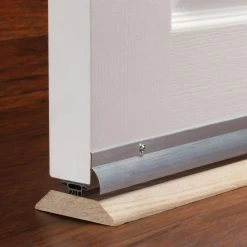 M-D Building Products 36 in. Silver Aluminum L-Shape Screw-on Under Door Seal -Deals Hillman Store silver m d building products door bottoms 06015 1d 1000