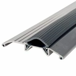 M-D Building Products 3-3/4 in. x 3/4 in. x 36 in. Silver Aluminum and Vinyl Heavy-Duty Low-Profile Threshold -Deals Hillman Store silver m d building products thresholds 08102 c3 1000