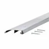 M-D Building Products 3-1/2 in. x 5/8 in. x 36 in. Silver Aluminum and Vinyl Heavy Duty Low-Profile Outswing Door Threshold -Deals Hillman Store silver m d building products thresholds 08433 64 1000