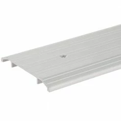 M-D Building Products 5 in. x 1/2 in. x 72 in. Silver Aluminum Commercial Flat-Profile Threshold -Deals Hillman Store silver m d building products thresholds 68338 a0 1000
