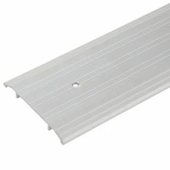 M-D Building Products 5 in. x 1/2 in. x 72 in. Silver Aluminum Commercial Flat-Profile Threshold -Deals Hillman Store silver m d building products thresholds 68338 e1 1000