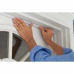 M-D Building Products 42 in. White Cinch Door Seal Top and Sides (5-Piece) -Deals Hillman Store white m d building products door seals 43304 c3 1000