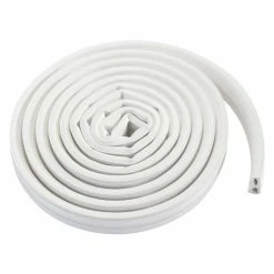 M-D Building Products 3/8 in. x 17 ft. White Silicone/Rubber Lifetime Weatherstrip for Extra Large Gaps -Deals Hillman Store white m d building products foam tapes 43846 4f 1000