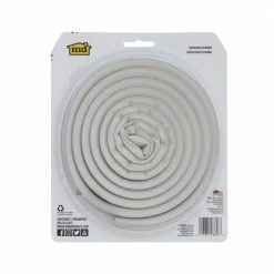 M-D Building Products 3/8 in. x 17 ft. White Silicone/Rubber Lifetime Weatherstrip for Extra Large Gaps -Deals Hillman Store white m d building products foam tapes 43846 76 1000